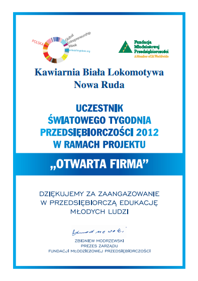 OTWARTA FIRMA W RAMACH WIATOWEGO TYGODNIA PRZEDSIBIORCZOCI