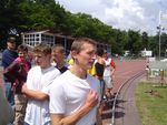 Dawid Jacek po biegu na 1500m.