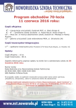 Program obchodw 70lecia szkoy