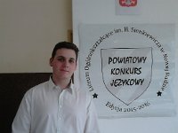 Pierwsze miejsce w Powiatowym Konkursie Jzyka Niemieckiego