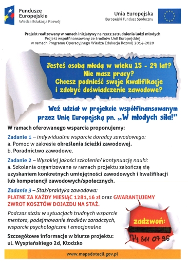 W młodych siła W młodych siła