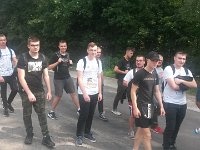 Wycieczka drugiej klasy technik elektryk na stacj elektroenergetyczn na Zatorzu
