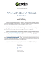 Nauczyciel na medal